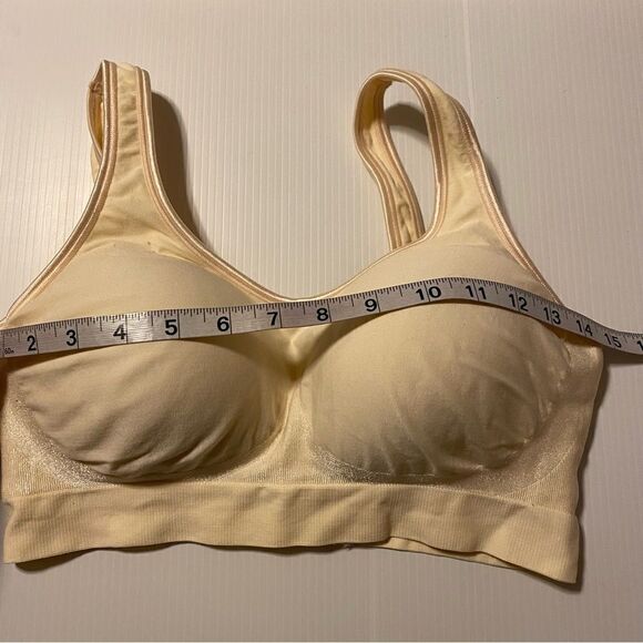 Bali ivory Comfort Revolution ComfortFlex Fit Seamless 2-Ply Wireless Bra -L - Picture 4 of 8